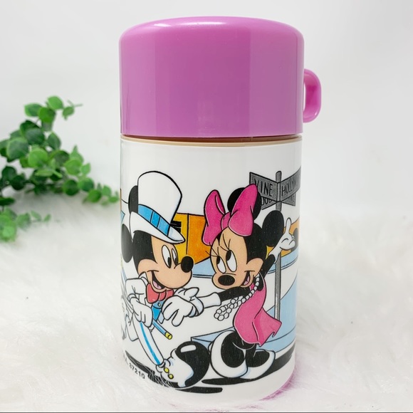 Vintage Minnie & Mickey Mouse Hard Lunch box Set - Picture 4 of 15